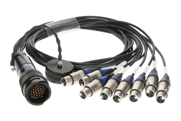 OT1000 - RMP 25p M - 8x XLR 3p F8-channel - digital fanout - PVC - KLOTZ