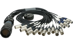 Fanout multipin compact Klotz OT1000 - RMP 54p M - 12x XLR M / 4x XLR F16-channel - digital fanout - PVC