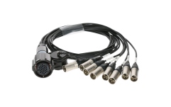 Fanout multipin XLR Klotz OT1000 - RMP 25p F - 8x XLR 3p M8-channel - digital fanout - PVC - KLOTZ