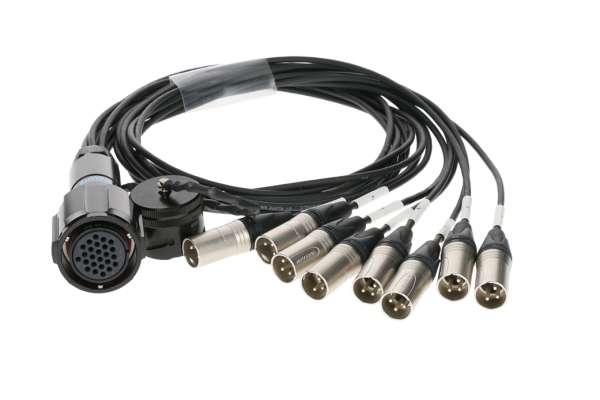 OT1000 - RMP 25p F - 8x XLR 3p M8-channel - digital fanout - PVC - Neutrik®