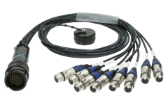 Fanout multipin XLR Klotz OT1000 - RMP 25p M - 8x XLR 5p F8-channel - DMX fanout - PVC - KLOTZ