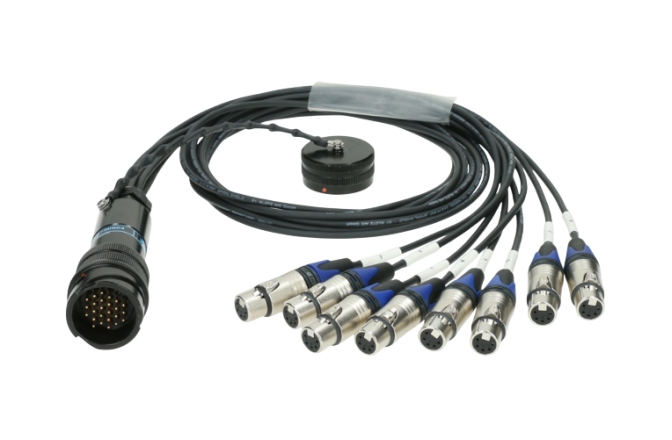 Fanout multipin XLR Klotz OT1000 - RMP 25p M - 8x XLR 5p F8-channel - DMX fanout - PVC - KLOTZ