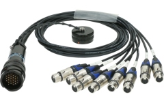 Fanout multipin XLR Klotz OT1000 - RMP 25p M - 8x XLR 5p F8-channel - DMX fanout - PVC - Neutrik®