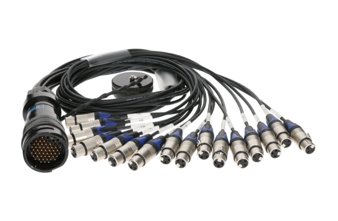 Fanout multipin XLR Klotz OT1000 - RMP 54p M - 16x XLR F16-channel - digital fanout - PVC - Neutrik®