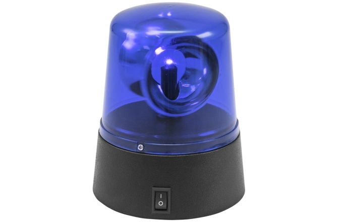 Far rotativ poliție Eurolite LED Mini Police Beacon blue USB/Battery