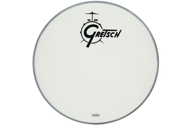 Fata de rezonanta toba mare Gretsch Ambassador 22 White Logo Gretsch