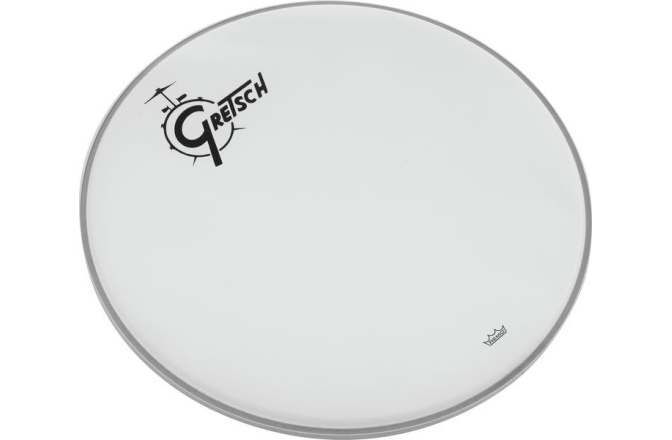 Fata de rezonanta toba mare Gretsch Ambassador 22 White Logo Gretsch