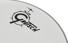Fata de rezonanta toba mare Gretsch Ambassador 22 White Logo Gretsch