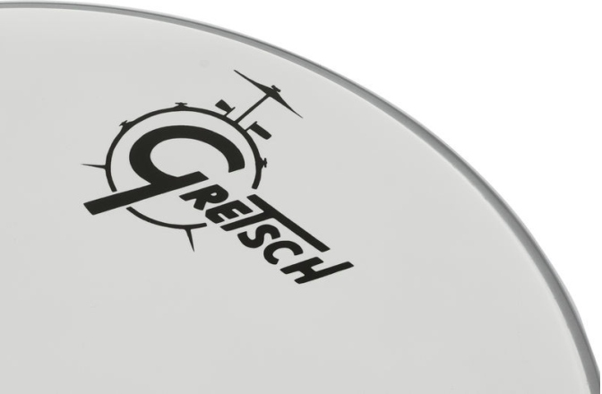 Fata de rezonanta toba mare Gretsch Ambassador 22 White Logo Gretsch