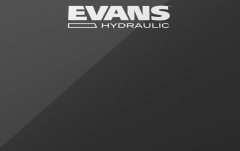 Față pentru toba mare Evans Hydraulic Black Bass Drum 22