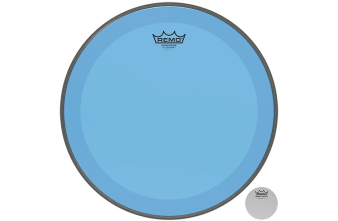 Fata pentru tobe Remo Colortone Powerstroke 3 Blue 18
