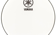 Față rezonanță toba mare Yamaha Logo Drum Head New Logo P3 White 18
