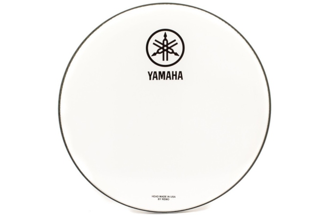 Față rezonanță toba mare Yamaha Logo Drum Head New Logo P3 White 18