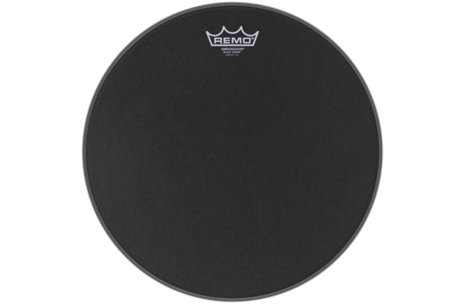 Față toba mare Remo Ambassador Black Suede BD 26" BR-1826-ES