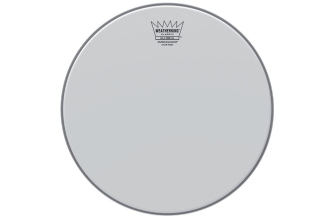 Față toba mare Remo Classic Fit Ambassador white coated 18" CL-0118-BA