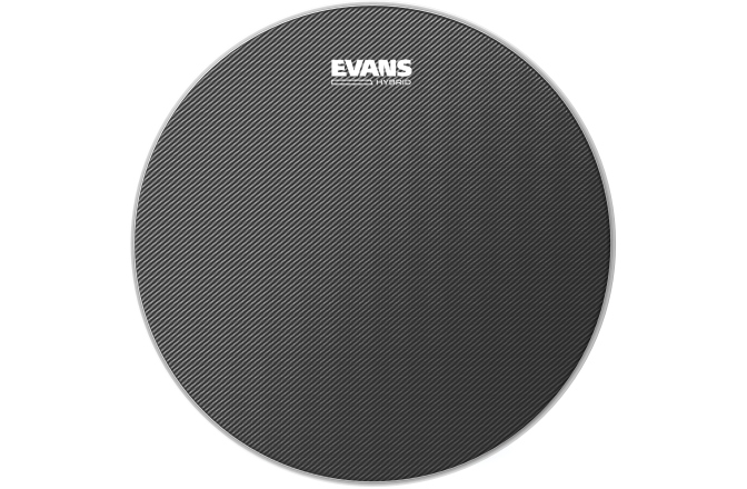 Faţă de tobă de marș Evans Hybrid Grey Marching Snare Drum Head 14 Inch