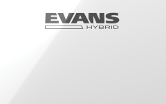 Faţă de tobă de marș Evans Hybrid White Marching Snare Drum Head 14 Inch