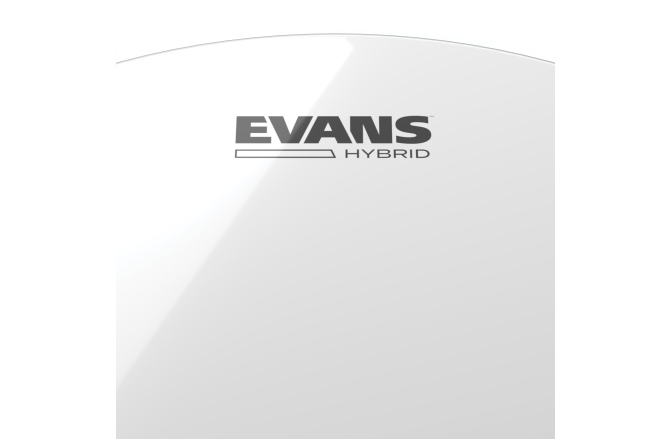 Faţă de tobă de marș Evans Hybrid White Marching Snare Drum Head 14 Inch