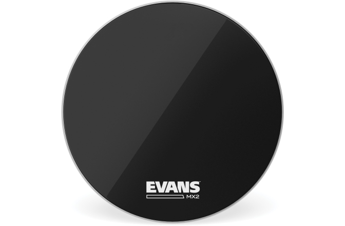 Faţă de tobă mare de marş Evans MX2 Black Marching BD Head 24 Inch