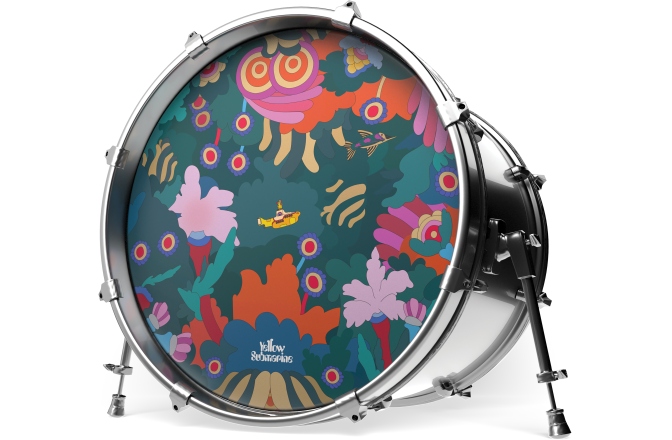 Faţă de Tobă Mare Evans Yellow Submarine Reso BD Under the Sea 22 inch