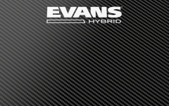 Faţă pentru tobă de marş Evans  Hybrid Black Marching Snare Drum Head 13 Inch