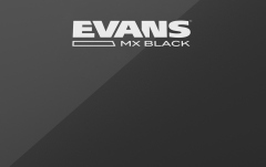 Faţă pentru tobă de marş Evans  MX Black Tenor 14 inch