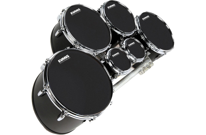 Faţă pentru tobă de marş Evans  MX Black Tenor 14 inch