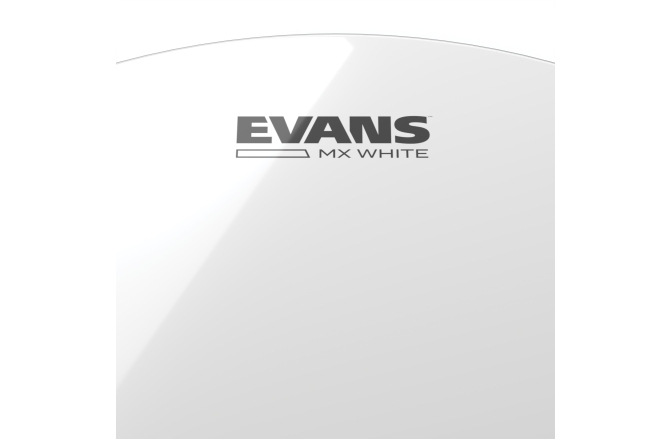 Faţă pentru tobă de marş Evans MX White Marching Tenor Head 6 Inch