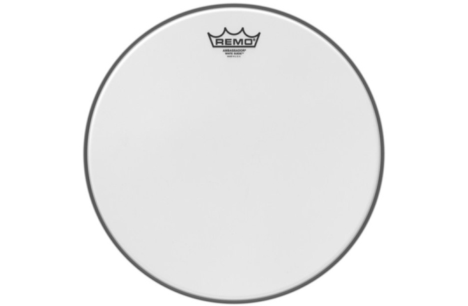 Faţă pentru tom/premier Remo Ambassador White Suede 14