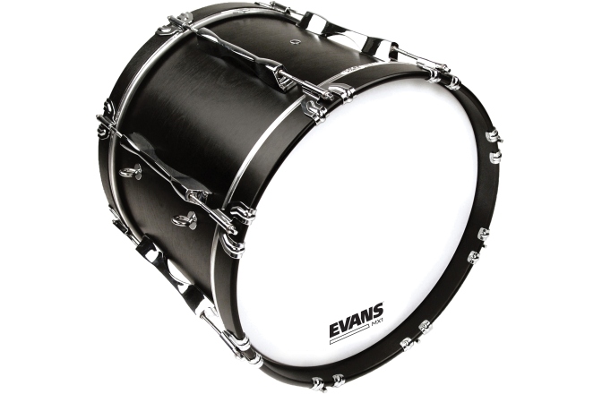 Faţă tobă mare de marş Evans MX1 White Marching BD Head 28 Inch