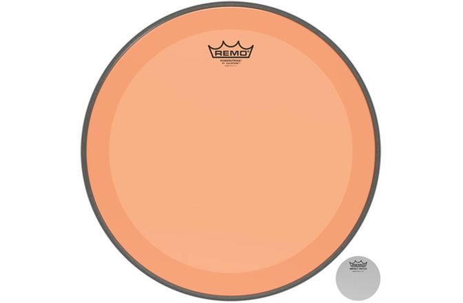Faţă tobă Remo Faţă tobă Colortone Powerstroke 3 clear 24" P3-1324-CT-OG