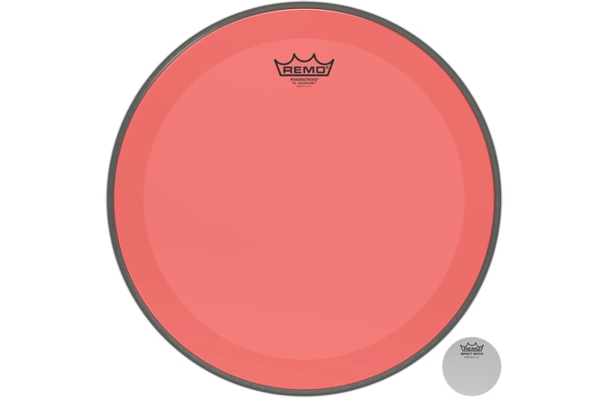 Faţă tobă Remo Faţă tobă Colortone Powerstroke 3 clear 24" P3-1324-CT-RD