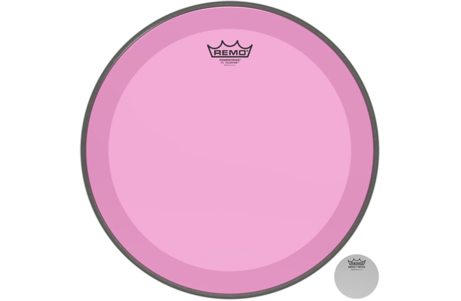 Faţă tobă Remo Faţă tobă Colortone Powerstroke 3 clear 26" P3-1326-CT-PK