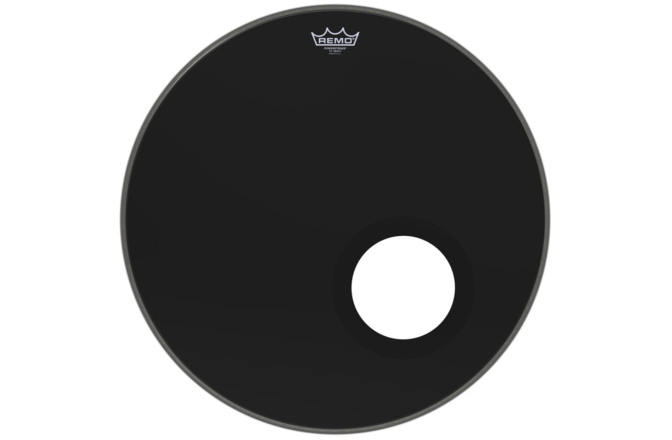 Faţă tobă  Remo Faţă tobă Powerstroke 3 Ebony bass drum 24" P3-1024-ES-DM