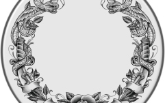 Faţă tobă  Remo Faţă tobă Tattoo Skyn Suede 13'' Tattoo Skulls TT-0813-AX-T01