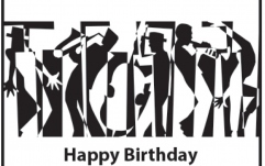 Felicitare No brand Card Happy Birthday Jazz