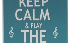 Felicitare No brand Card Keep Calm And Play The Guitar Greeting