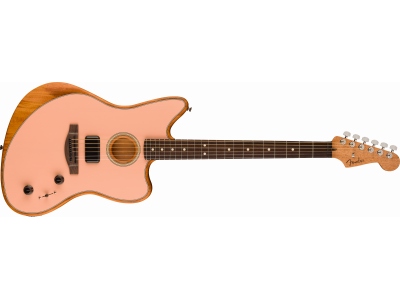 Acoustasonic Player Jazzmaster Rosewood Fingerboard Shell Pink