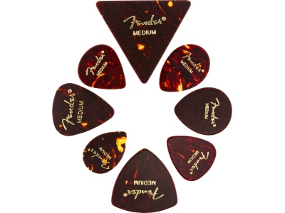 All Shapes Celluloid Medley Tortoise Shell Medium (8)