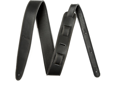 Artisan Crafted Leather Strap Black 2
