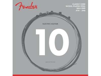 Classic Core Electric Guitar Strings 255R Nickel-Plated Steel Ball Ends (.010-.046)