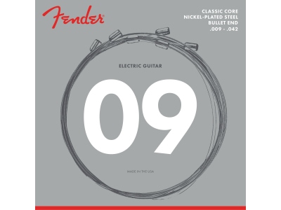Classic Core Electric Guitar Strings 3255L Nickel Plated Steel Bullet Ends (.009-.042)