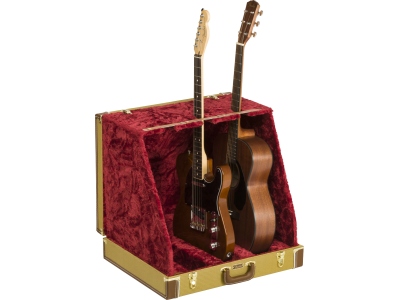 Classic Series Case Stand - 3 Guitar Tweed