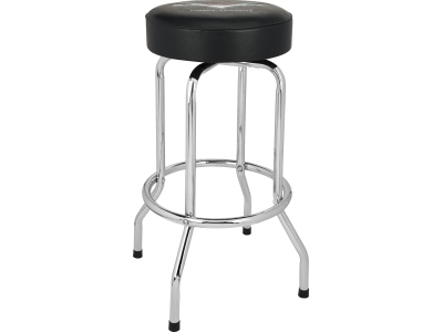 Custom Shop Chevron Logo Barstool Black/Chrome 30