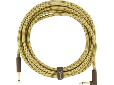 Deluxe Instrument Cable, Straight/Angle, 5.5m, Tweed