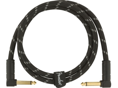 Deluxe Series Instrument Cable Angle/Angle 3' Black Tweed