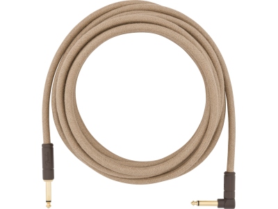 Festival Instrument Cable Straight/Angle 5.5m Pure Hemp Natural