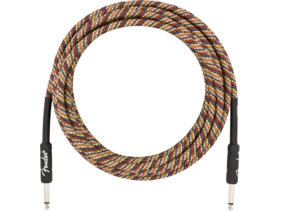 Festival Instrument Cable Straight/Straight 5.5m Pure Hemp Rainbow