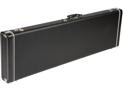 G&G Standard Precision/Jazz Bass Hardshell Case Left Handed Black with Black Acrylic Interior
