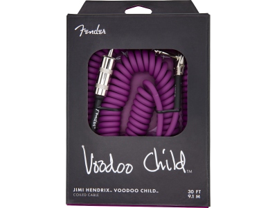 Hendrix™ Voodoo Child™ Coil Instrument Cable Straight/Angle 30' Purple